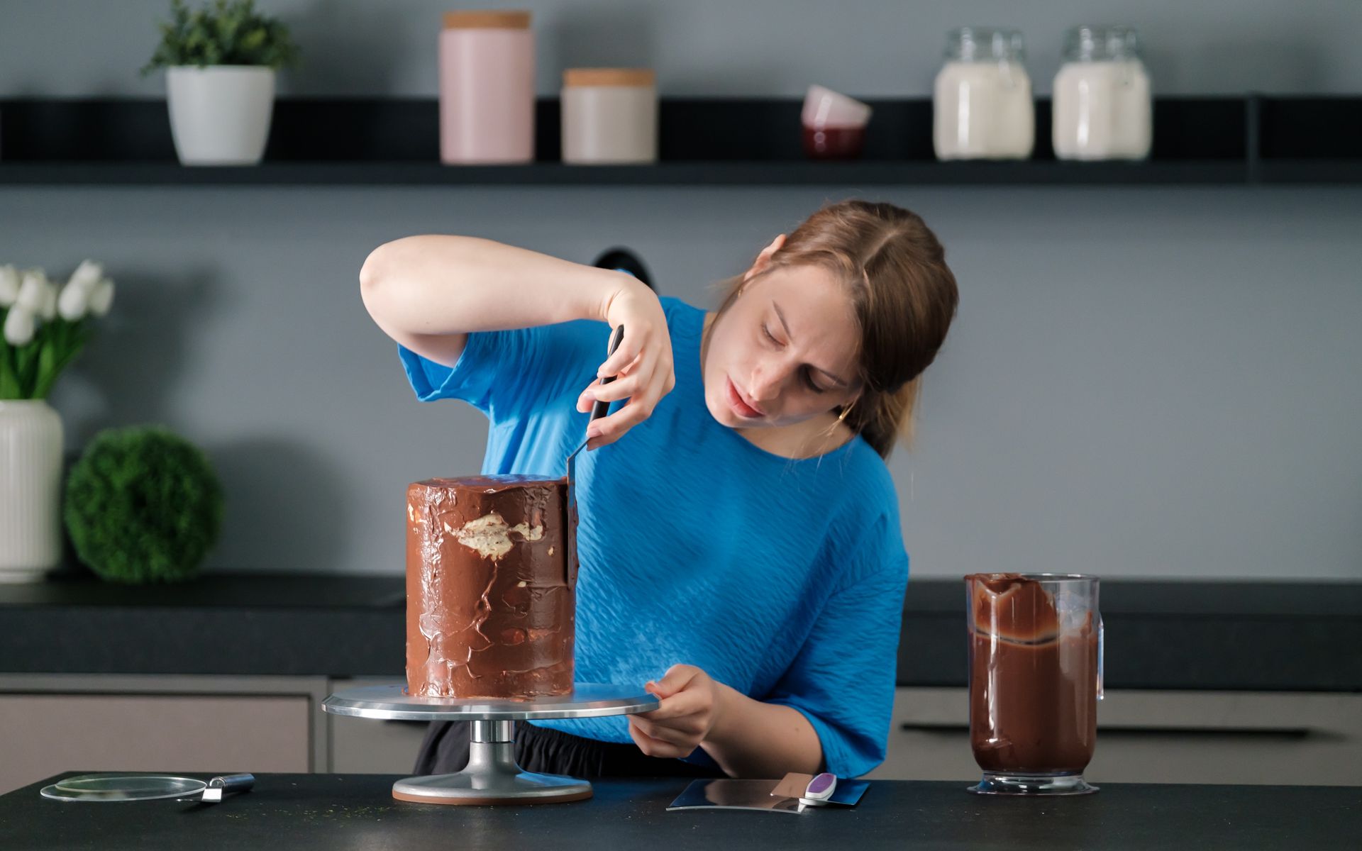 Dark Ganache for Frosting