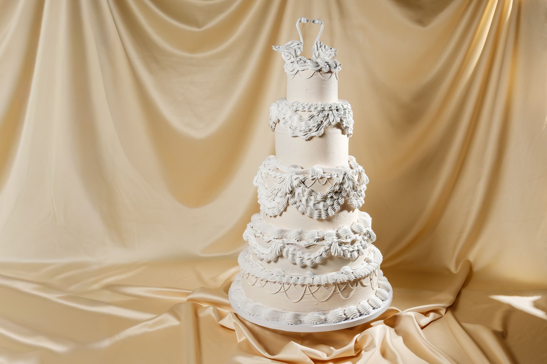 Classic 5-Tier Victorian-Style Cake