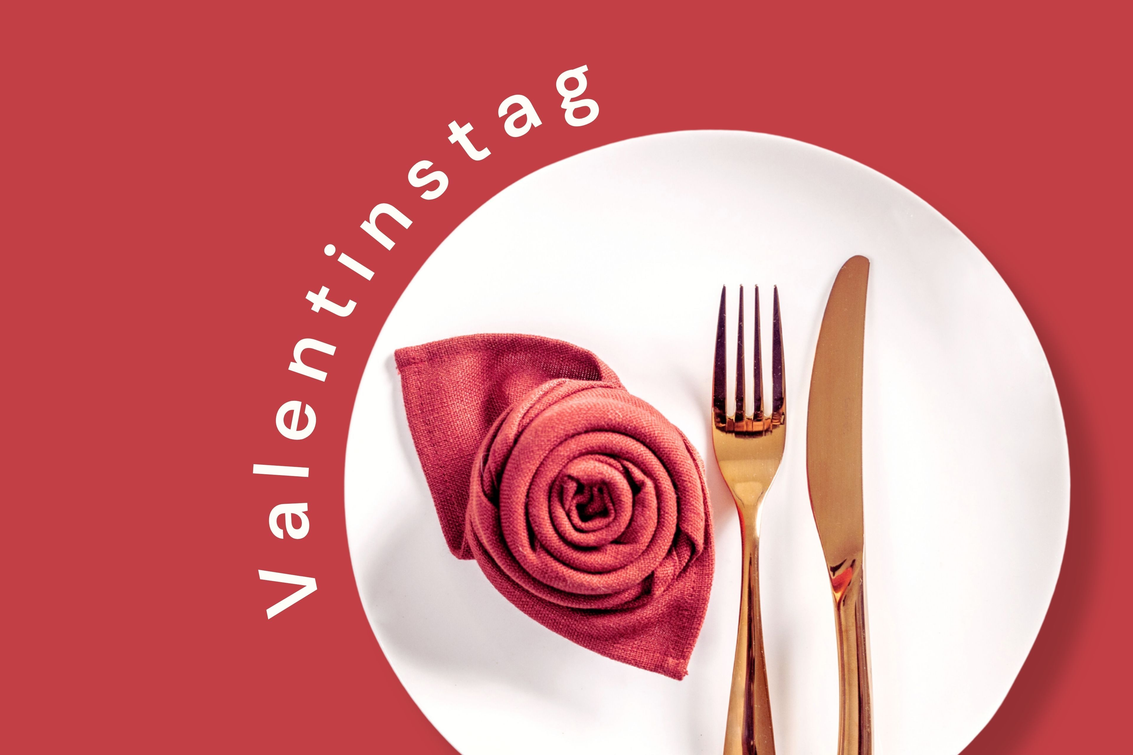 Menüs zum Valentinstag